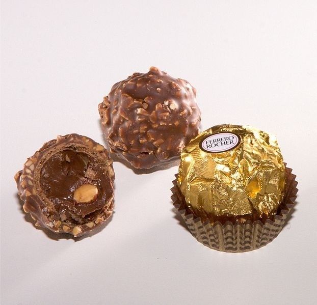 Table ferrero rocher