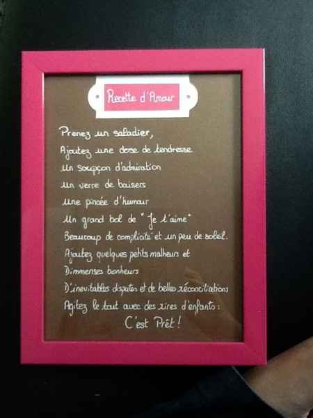 Recette d'amour