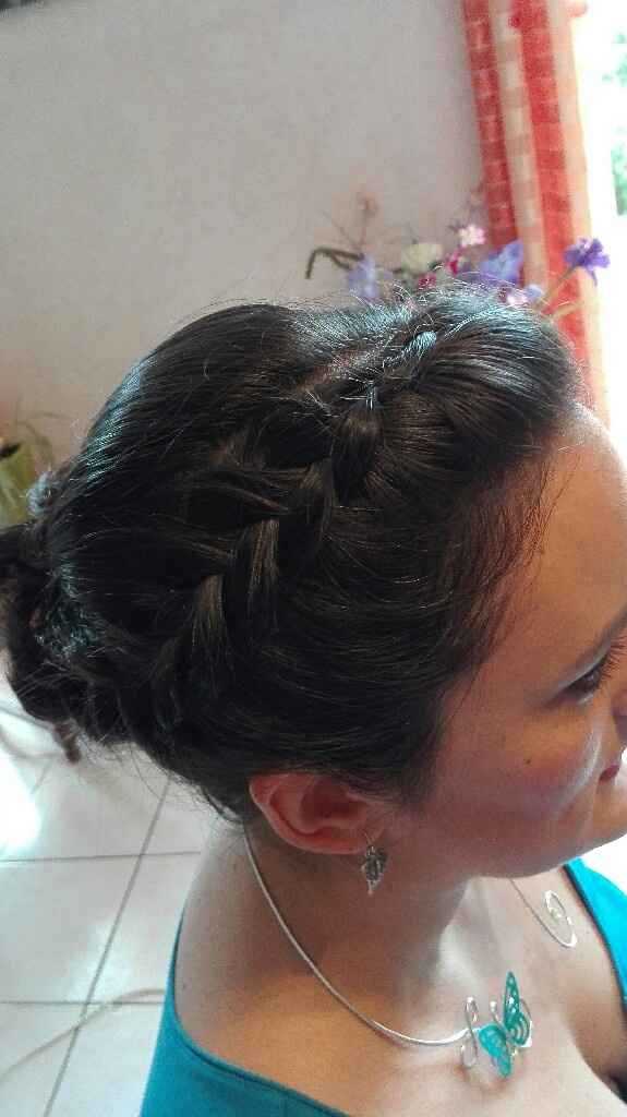 Essai coiffure et premières retouche robe - 1