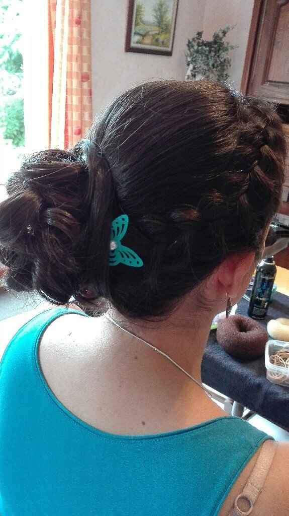 Essai coiffure et premières retouche robe - 2