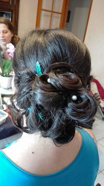 Essai coiffure et premières retouche robe - 3
