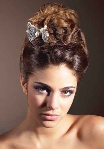 chignon haut