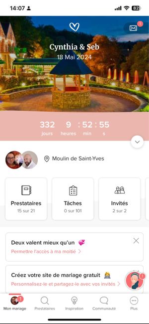 Capture depuis l'application mobile ton compte à rebours et partage-le ⏳😍 4