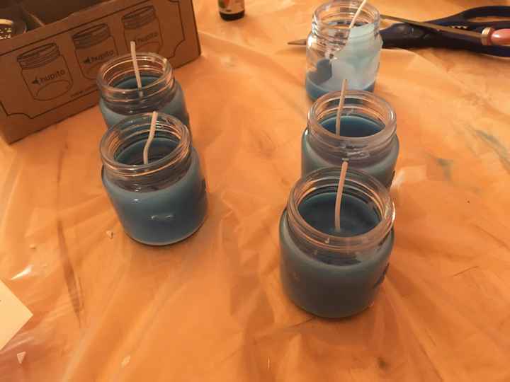 Cadeaux invités - Bougies personnalisées - 1