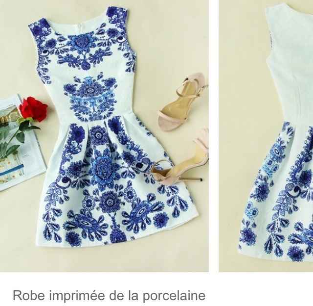 Robe bleu
