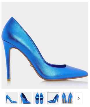 Chaussure bleue