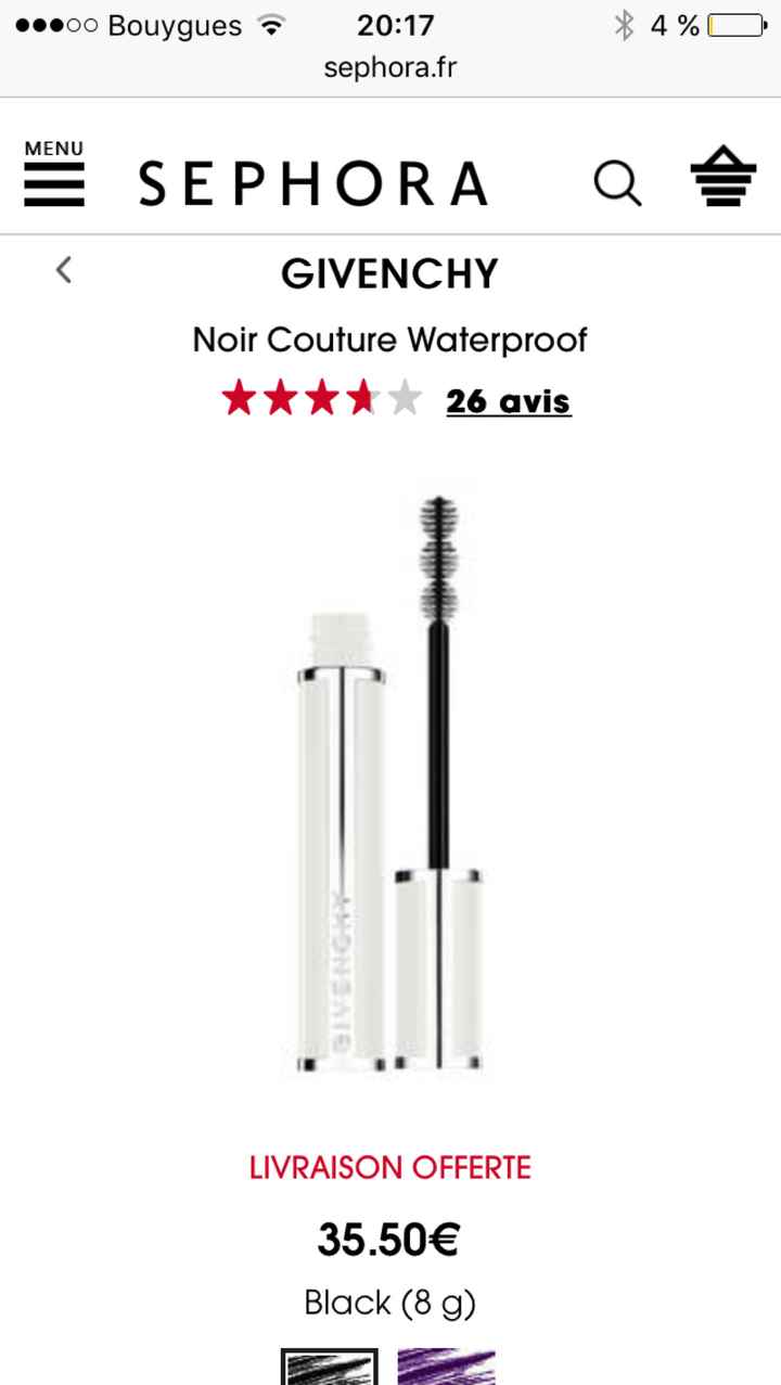  Recherche mascara - 1