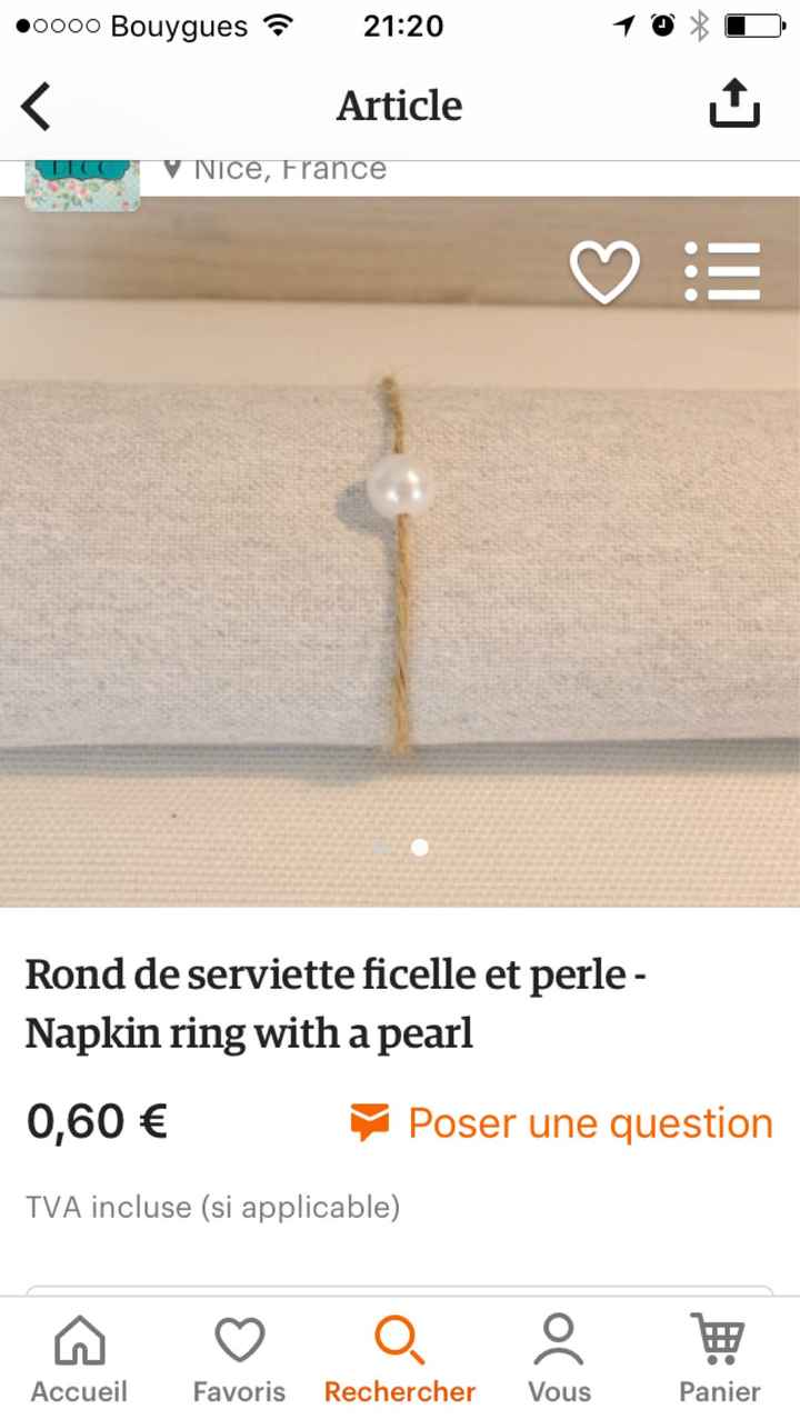  Rond de serviettes - 1