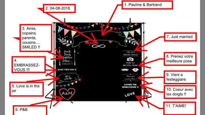  Idées inscription arrière plan photobooth - 1