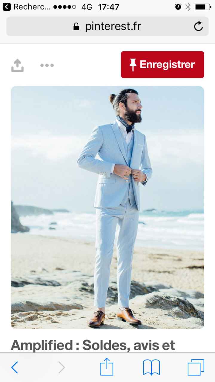  Costume bleu ciel - 1