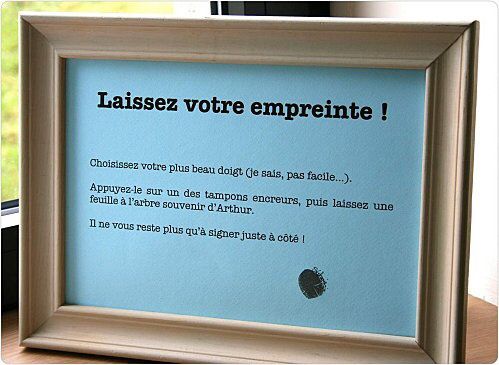 Question: à quel moment annoncer l'arbre à empreintes...? - 1