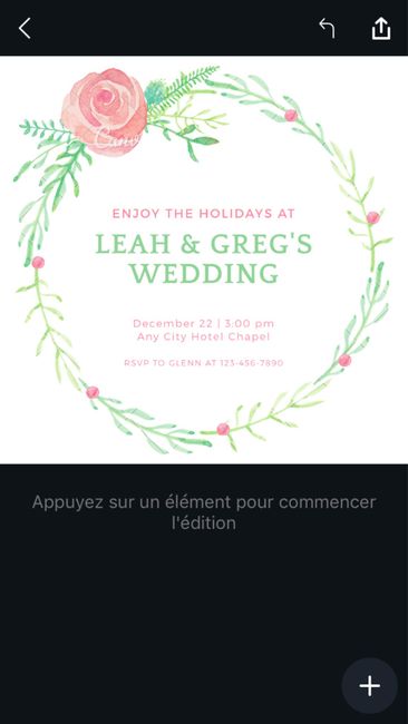  Besoin d'aide pour le faire part. - 1