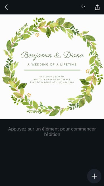  Besoin d'aide pour le faire part. - 2