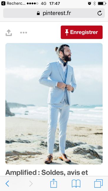 Costume bleu ciel 1