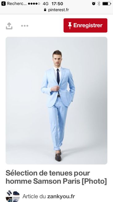 Costume bleu ciel 9