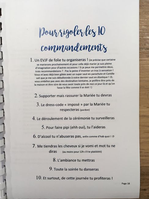  Livret demoiselle d'honneur 💋💋💋💋 - 10