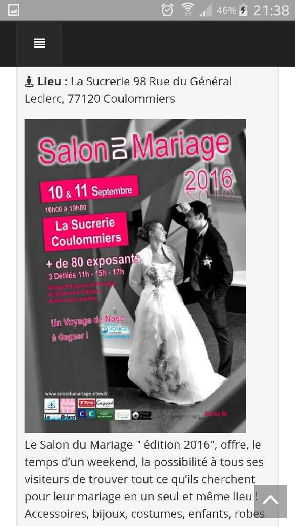 Date salon mariage - 2