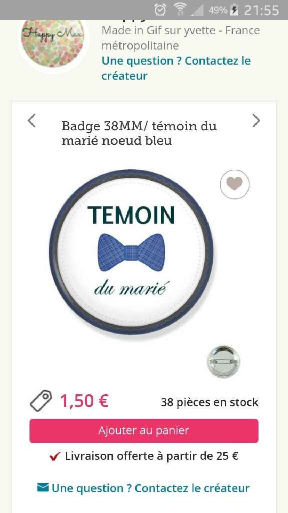 1er cadeaux temoin - 2