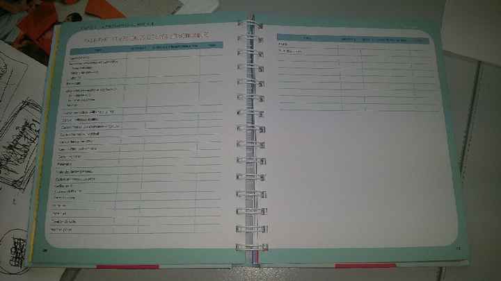 Livre/cahier de la mariee - 2