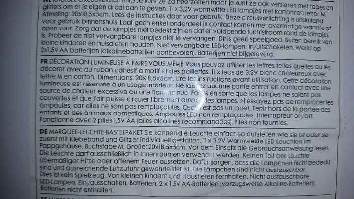 Lettre lumineuse hema - 1