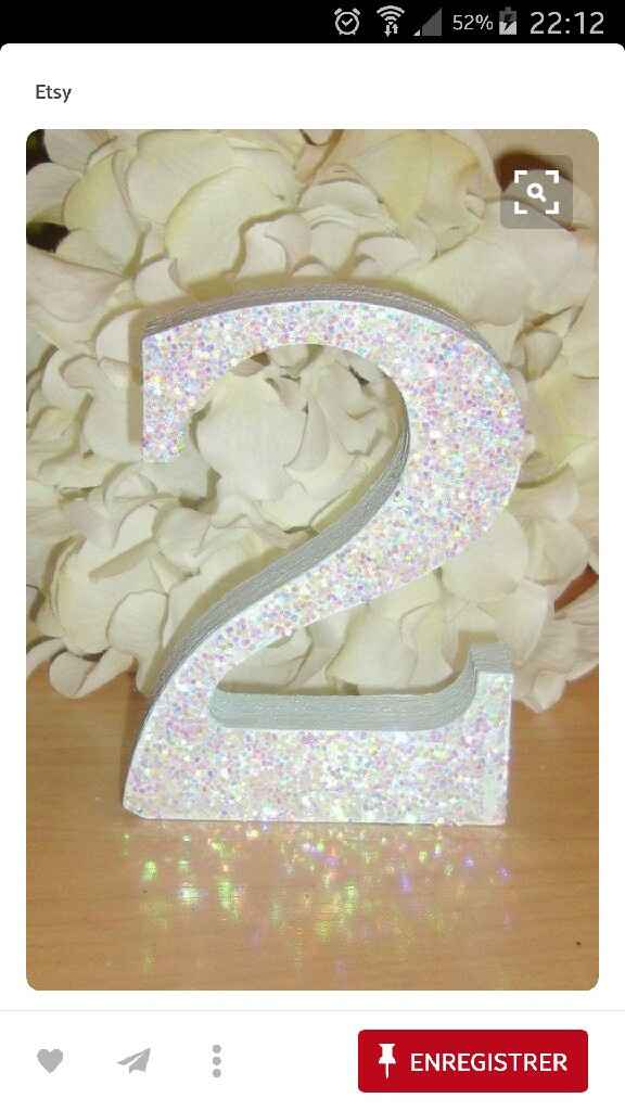Numero de table - 1