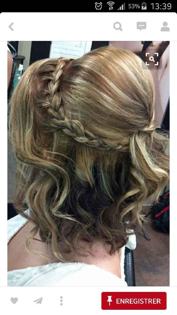 Coiffure cheveux court - 1
