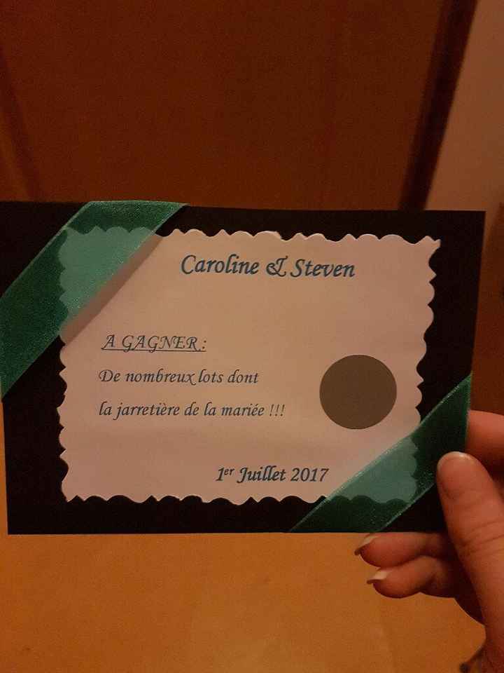 Ticket à gratter personnalisés - 1