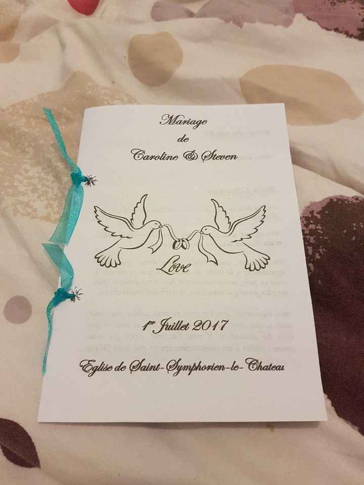 Livret de messe - 1