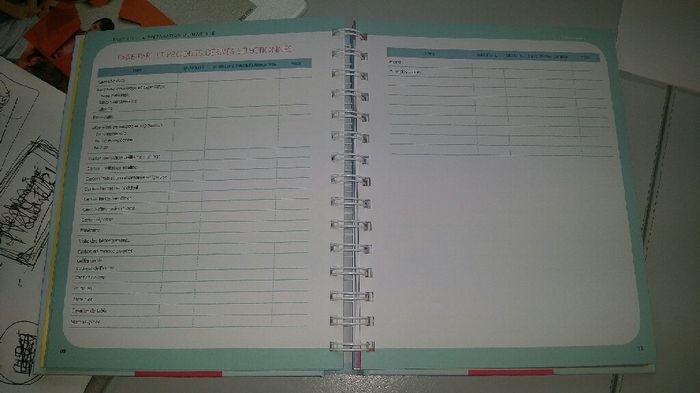 Livre/cahier de la mariee - 2