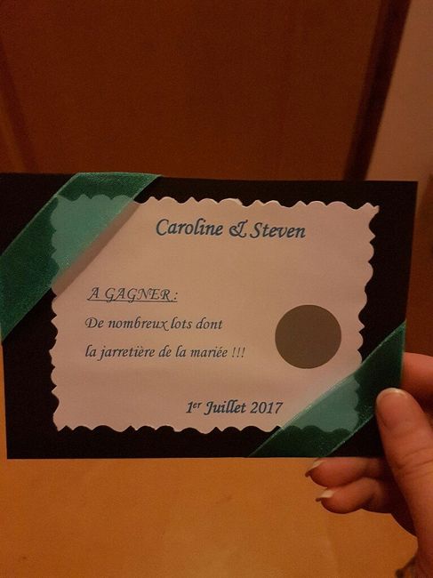 Ticket à gratter personnalisés - 1