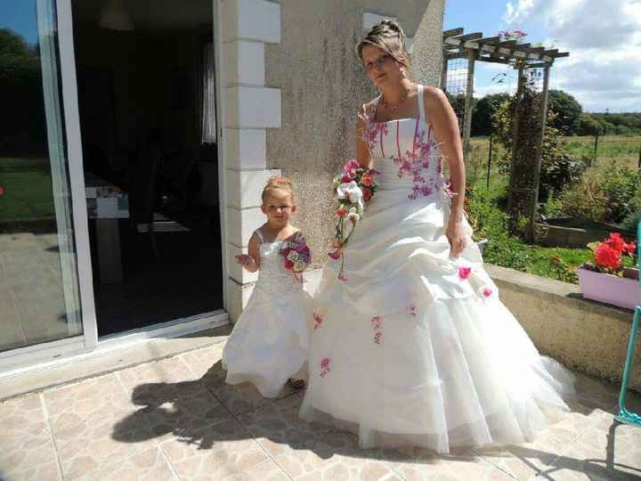 Notre mariage couleur fushia gris et blanc - 1