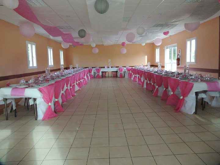 Notre mariage couleur fushia gris et blanc - 2