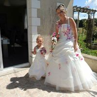 Notre mariage couleur fushia gris et blanc - 1