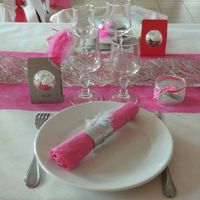 Notre mariage couleur fushia gris et blanc - 4