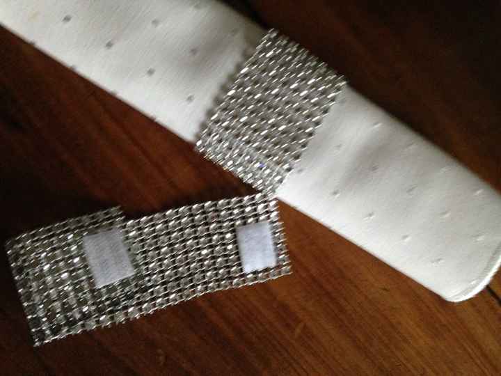 Premier diy rond de serviette strass - 1