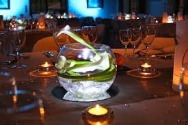 centre de table vase led