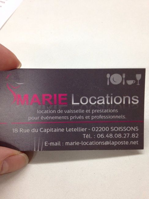 Location de vaisselle
