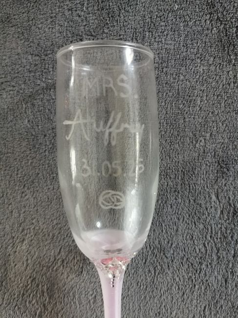 Les flûtes de champagne des mariées ! 3
