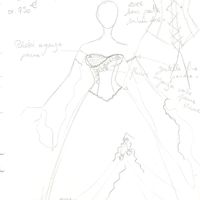 1ére esquisse de ma robe