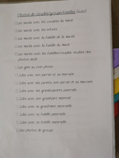Reprise de l’organisation 11