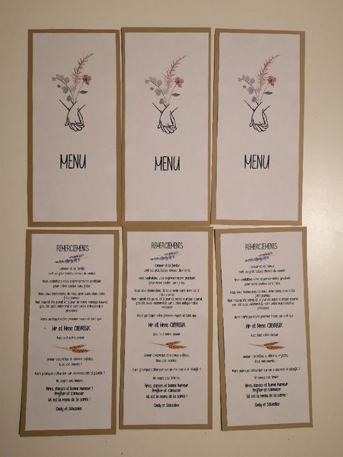 "Menus" 1