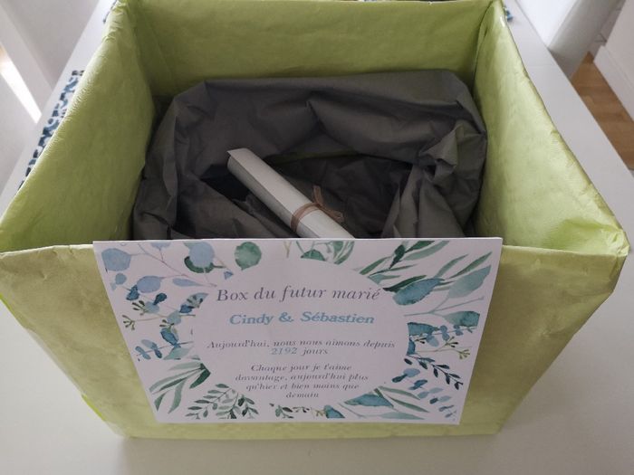 Cadeau numéro 3 de la box du futur marié 😉 1