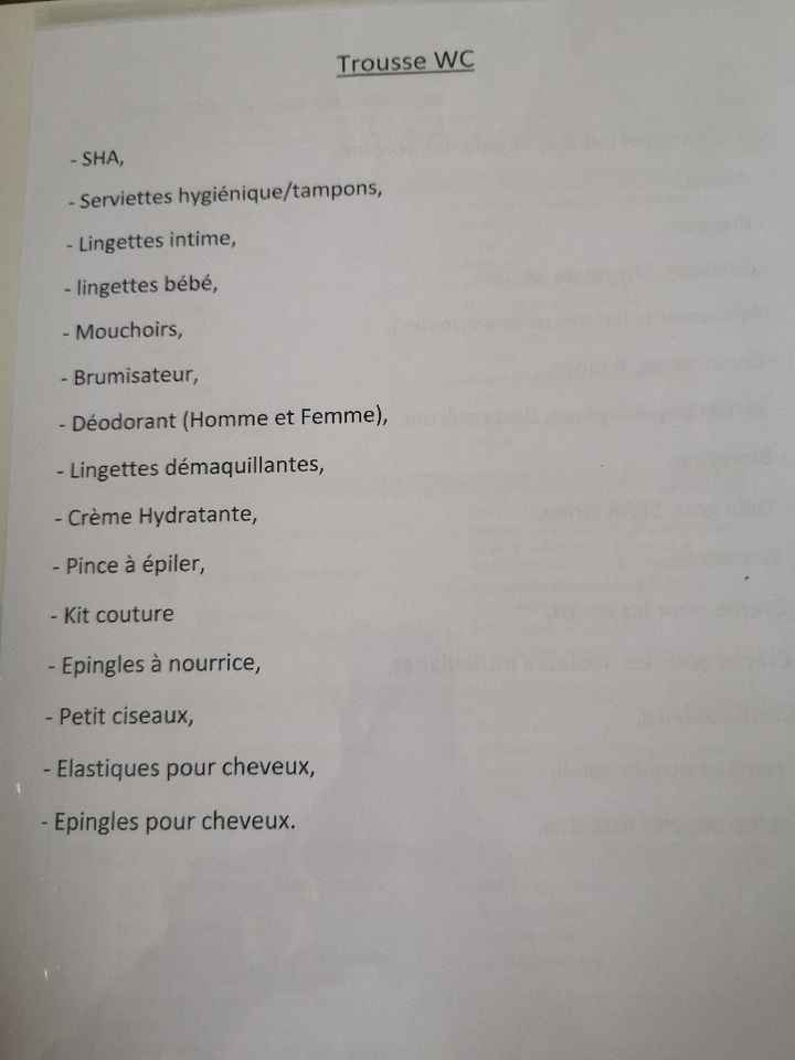 Reprise de l’organisation - 2
