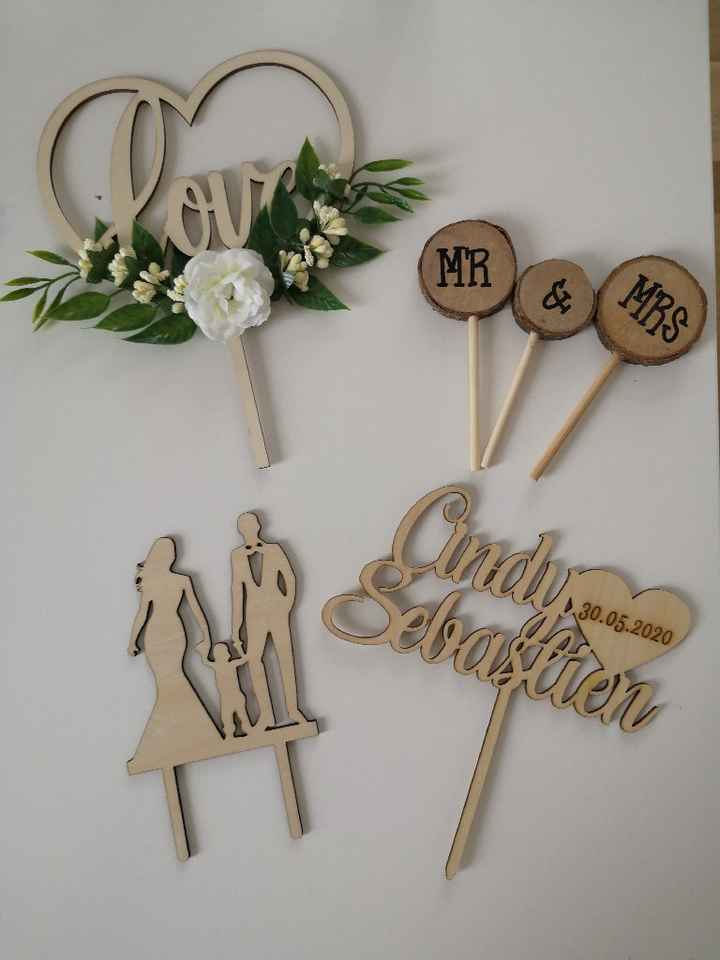 Dernier cake topper - 2