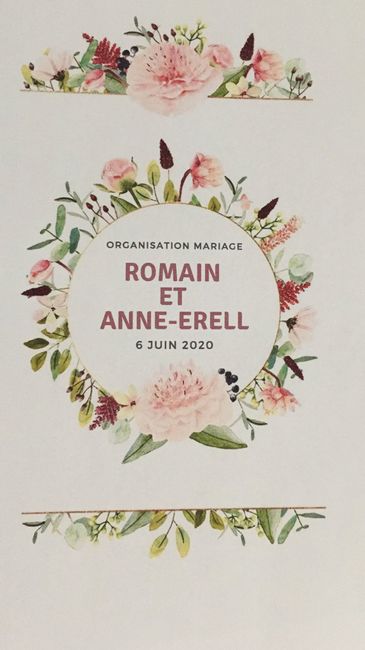Carnet organisationnel - 1