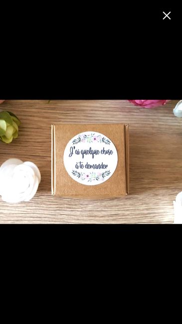 Achat pour demande témoin et maître de cérémonie. - 3