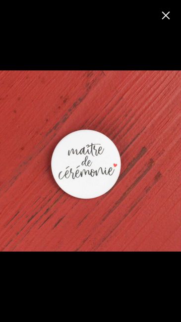 Achat pour demande témoin et maître de cérémonie. - 5