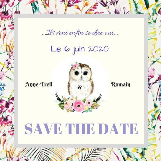 Essai save the date. - 1