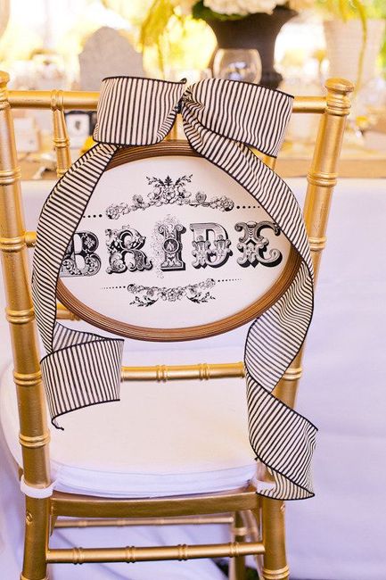 Inspiration chaises des mariés - 9