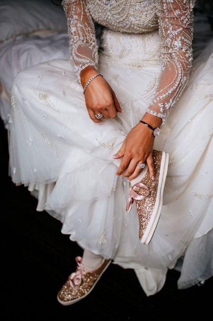 Paillettes et ruban